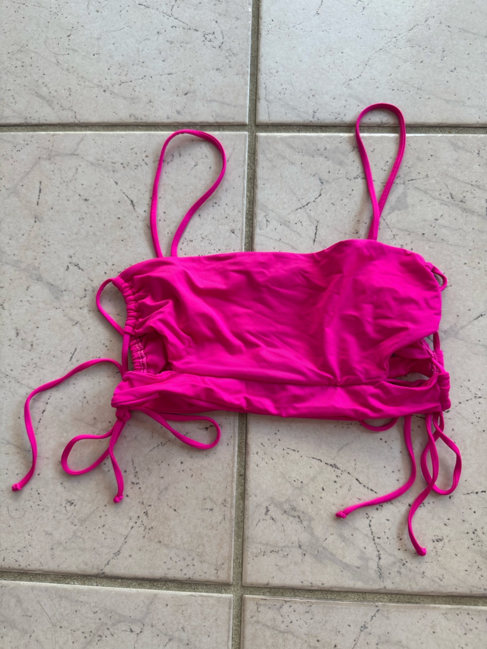 Frankie's Bikinis Hot Pink Bikini Top